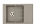 Кухонная мойка AQUATON Делия 78, серый шелк (1A715132DE250)
