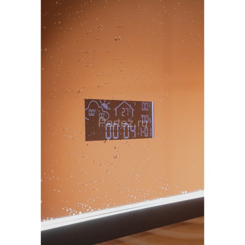 Зеркало AZARIO Эдисон - МЕТЕО 800х600 с подсветкой, бесконтактный сенсор с функцией диммера, погодны