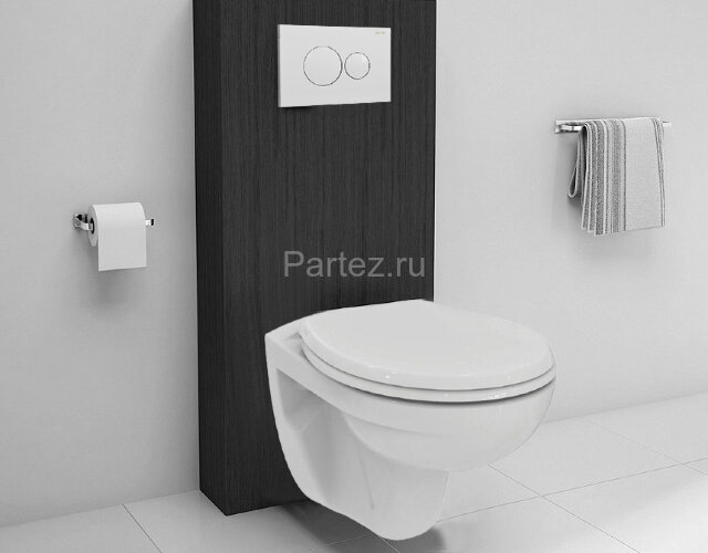 Унитаз подвесной Ideal Standard Eurovit безободковый, с сиденьем микролифт (K881201)