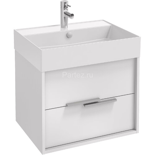 Тумба под раковину Jacob Delafon Vivienne 60 подвесная, Белая глянцевая (EB1666-J5-J5)
