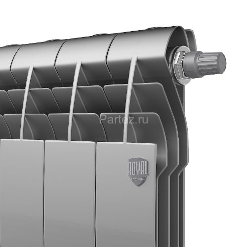 Радиатор Royal Thermo BiLiner 350 /Silver Satin VDR - 4 секц.