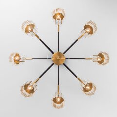 Потолочная люстра Eurosvet 70090/8 черный