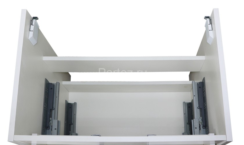 Комплект тумба Loranto Арфа NEW 60/2 610х470х545 подвесная без подсветки с раковиной LEONE AZ-7506-6