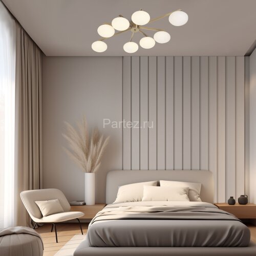 Потолочная люстра Eurosvet 70220/8 латунь