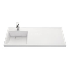 Раковина -столешница AQUATON Лондри 105х50х15 Белый (1A72833KLH01L)