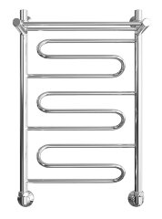 Полотенцесушитель водяной ДВИН FW лесенка 80/50 с полкой , полированный (4627086025589)