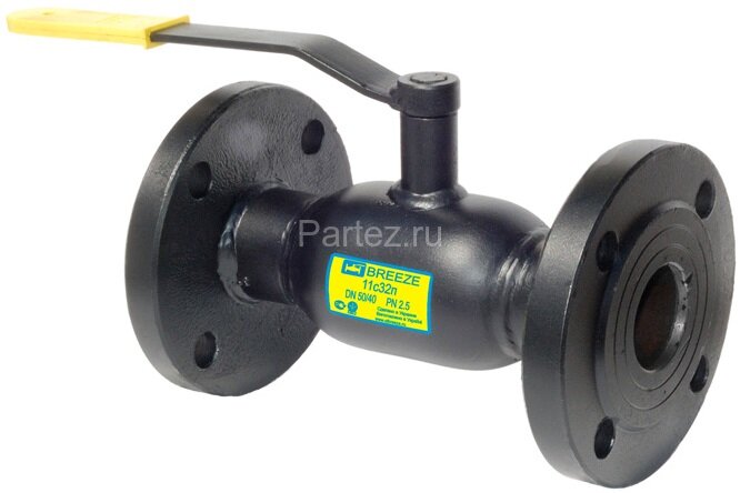 Кран шаровой стальной 11с32п Dу 80/65 Pу25 ф-ф