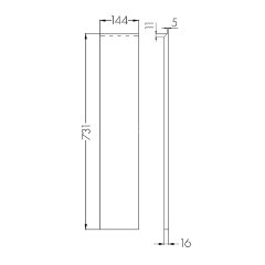 Фасад для тумбы Aquaton Лондри 20 Дуб Сантана (1A275001LH0C0)