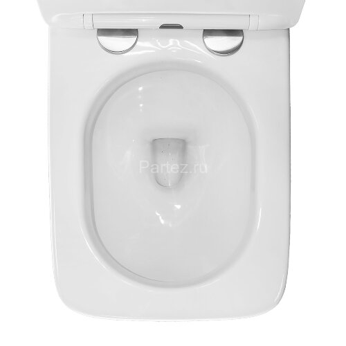 Унитаз импульсный Azario 360х590х440 напольный, квадратный, быстросъемное сиденье микролифт (AZ-101)