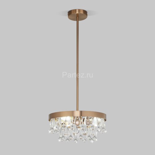 Подвесная люстра Eurosvet 60165/3 латунь