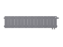 Радиатор Royal Thermo PianoForte 200 /Silver Satin - 16 секц. VDR