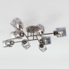 Потолочная люстра Eurosvet 30165/8 черный жемчуг