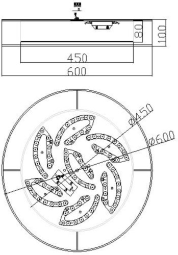 Потолочный светильник Freya FR6005CL-L48G