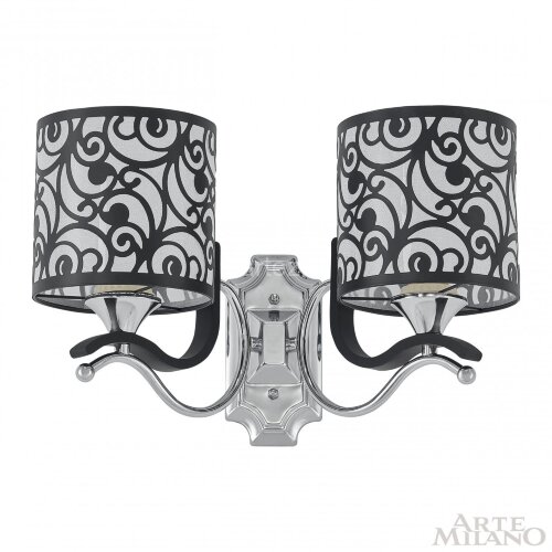 Бра Arte Milano 304957/2W Bk/Ni