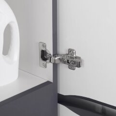 Пенал подвесной Итана Roberto 40 400х350х1550 правый, графит (CS00083702)