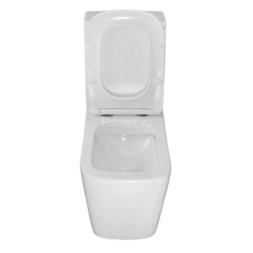 Унитаз-компакт Azario Ferra 365х650х785 напольный, безободковый, с быстросъемным сиденьем микролифт 