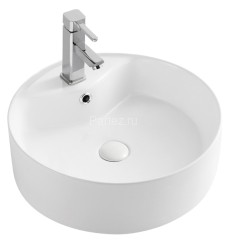 Раковина накладная Azario 460х170 круглая, белая (AZ-3018 SP)