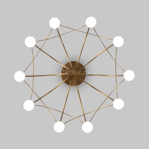 Потолочная люстра Eurosvet 90031/10 LED золото