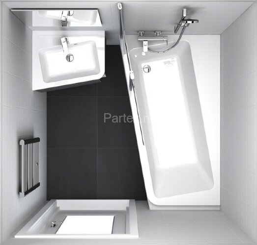 Ванна акриловая Ravak 10° 170х100 P белая