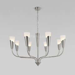 Подвесная люстра Eurosvet 60167/8 никель