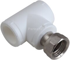 Тройник с накидной гайкой PPR D20х3/4&quot; Aquapipe