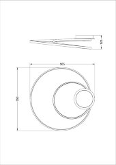 Потолочная люстра Arte Lamp A3893PL-30BK