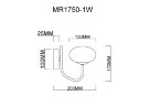 Бра MyFar MR1750-1W