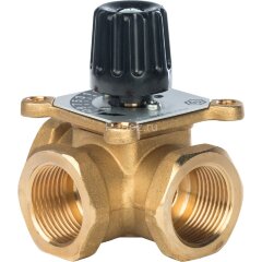 Трехходовой смесительный клапан 1" KVs 8 Stout