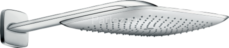 Hansgrohe 27437000 Верхний душ PuraVida 400 мм, держатель 387 мм, 1/2