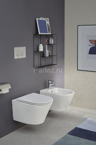 Сиденье для унитаза Jacob Delafon Rodin+ с микролифтом, белое (E23280-00)