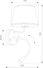 Бра TK Lighting 10081 Maja