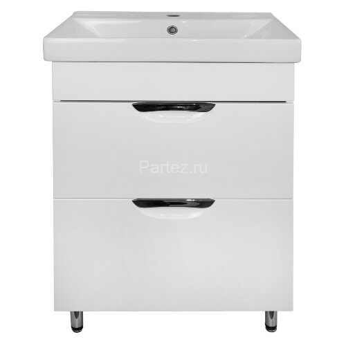 Комплект тумба Стиль- 60/2 Н "Соло" (600х880х480) напольная с раковиной Tempo 60 (CS00091378)