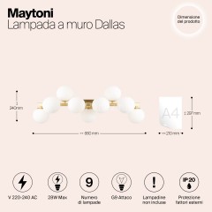 Бра Maytoni MOD547WL-09BS