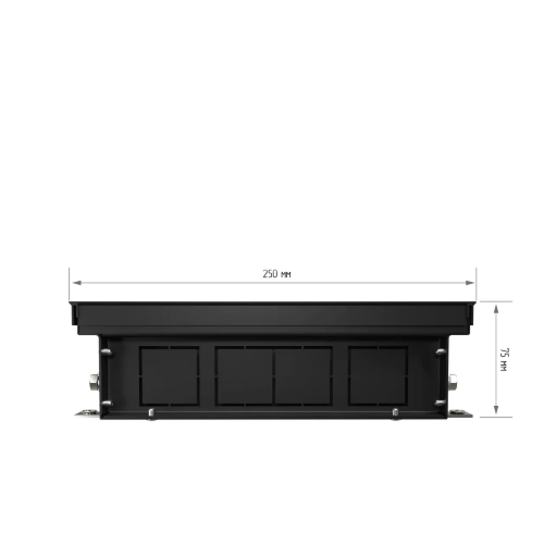 Конвектор внутрипольный Royal Thermo ATRIUM-75/250/1000-DG-U-BL