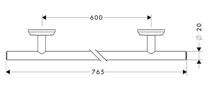 41616000 Logis Classic Полотенцедержатель