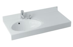 Раковина - столешница AQUATON Отель 1000, белая (1A70073NOT01L)