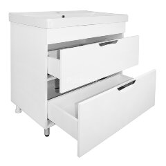 Комплект тумба Стиль- 80/2Н "Соло" 815х465х890 напольная, с раковиной Tempo 80 (CS00091380)