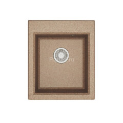 Кухонная мойка Aquaton Линеа, песочный (1A732932LW220)