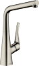 14822800 Metris Кухонный смеситель 320, однорычажный, под сталь
