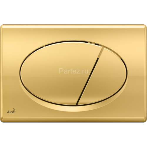 Кнопка смыва Alcadrain, золотая (M75)