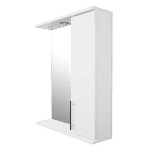 Зеркало-шкаф Loranto Karina 60 600х745х170 подвесной, с подсветкой, правосторонний, белый (CS0008650