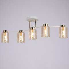 Потолочная люстра ILLUMICO IL6111-5COU-79 WH GD Qui