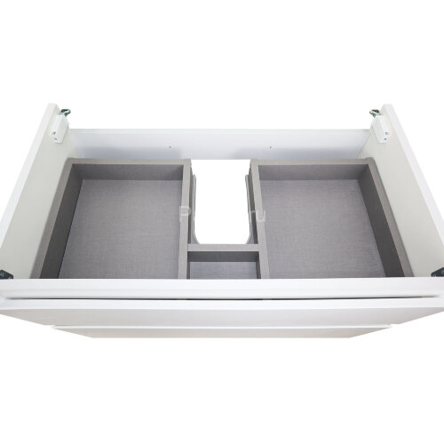 Комплект тумба Azario Velluto 80 800х450х660 подвесная, с раковиной Slim 80, белый матовый (CS000886