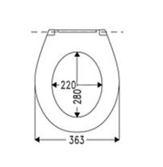 Крышка-сиденье для унитаза Haro Фавос микролифт, стальное крепление с эксцентриком, белое (537110)