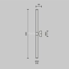 Бра Maytoni MOD106WL-L16G3K