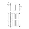 Полка для полотенец Grohe BauCosmopolitan 510 мм, хром (40462001)