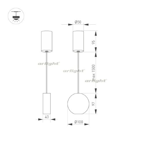 Подвесной светильник Arlight 032766