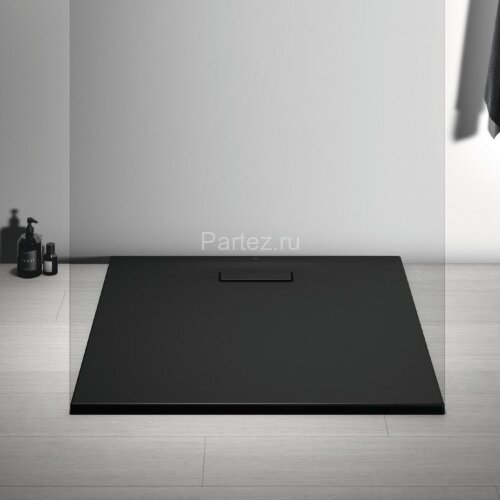 Душевой поддон Ideal Standard ULTRAFLAT NEW 900x900x25 ультратонкий, акриловый квадратный, черный (T4467V3)