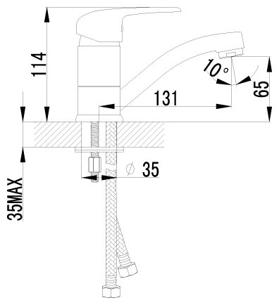 Смеситель Lemark Pramen LM3307C для раковины