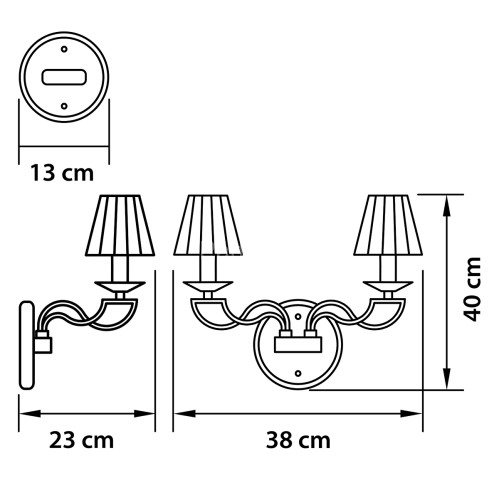 Бра Osgona 702624